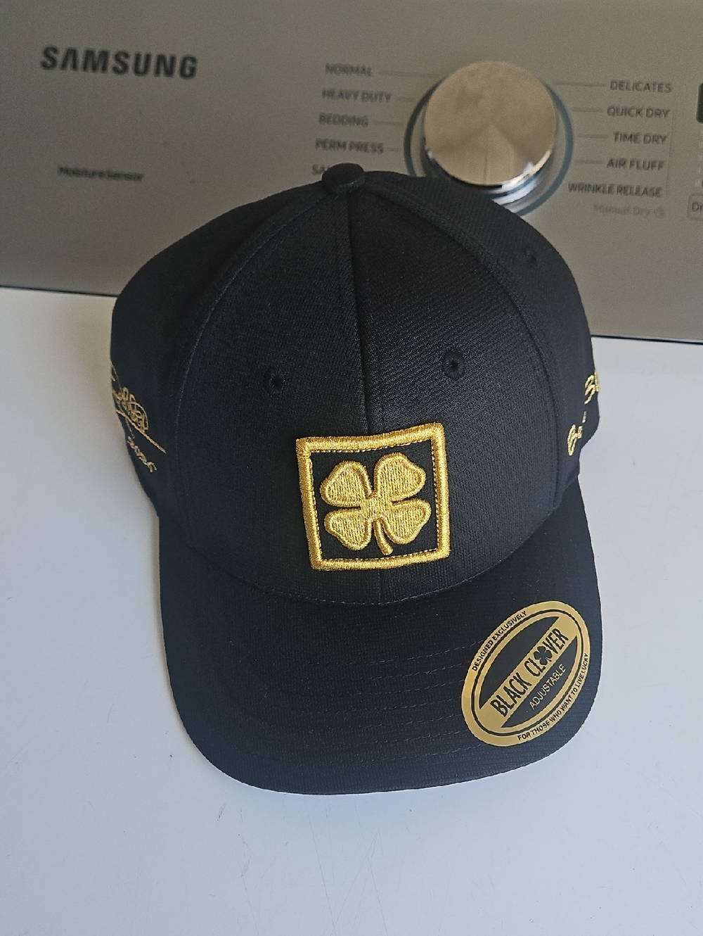 NEW 2026 Tony Robbins Be A Blessing Baseball Cap Gold Black Clover Get Lucky